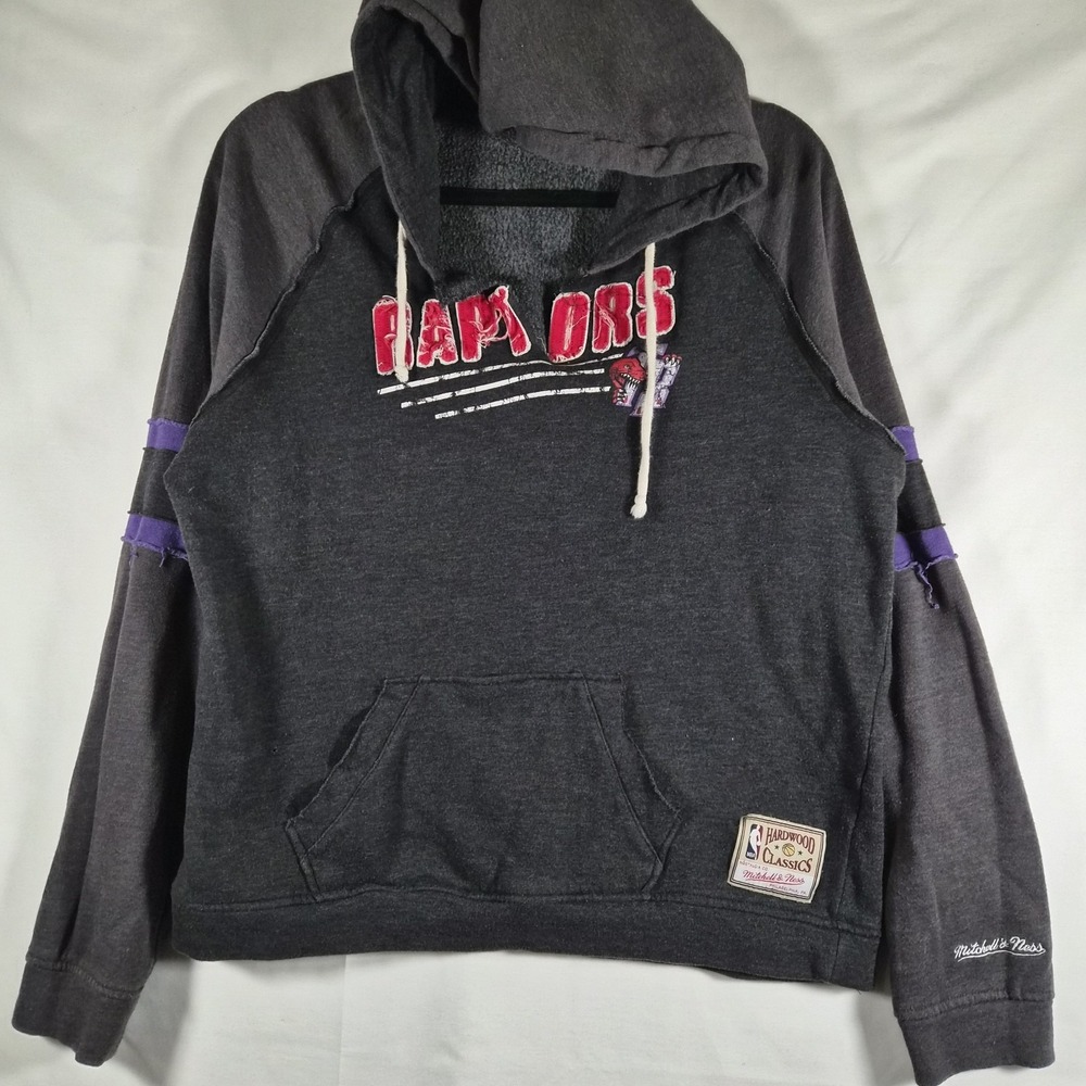 Y2k Mitchell & Ness Toronto Raptors Hardwood Classics Pullover Womens XL
